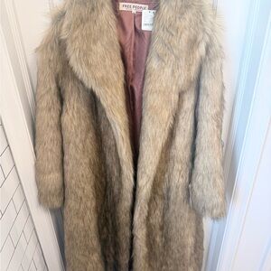 Free People Plush Teddy Jacket - Brown